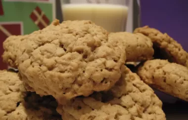 Delicious and Chewy Oatmeal Cookies