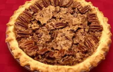 Delicious and Classic Unbeatable Pecan Pie Recipe