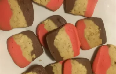 Delicious and Colorful Neapolitan Cookies