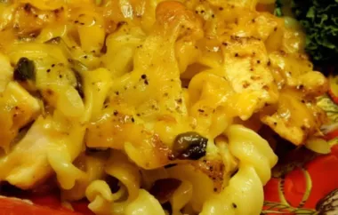 Delicious and comforting chicken tetrazzini that is ready in no time!