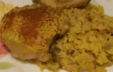 Delicious and comforting curry chicken and rice recipe