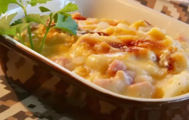Delicious and Comforting Ham and Scalloped Potatoes Recipe