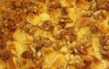 Delicious and Comforting Sweet Potato, Pear, and Pineapple Bread Pudding Recipe