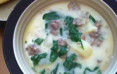 Delicious and comforting Zuppa Toscana recipe