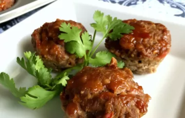 Delicious and Convenient Make-Ahead Meatloaf Muffins