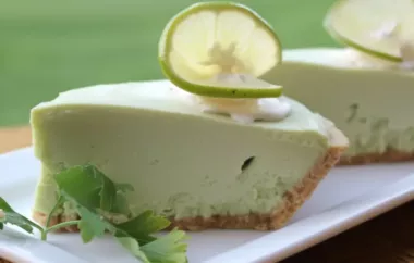 Delicious and Creamy Avocado Lime Cheesecake Recipe