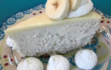 Delicious and Creamy Banana Cream Cheesecake Recipe