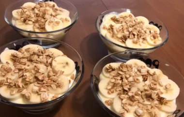 Delicious and creamy banana custard scrunch recipe that will satisfy your sweet tooth