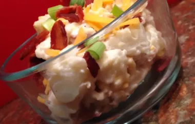 Delicious and Creamy Cheesy Potato Salad Recipe