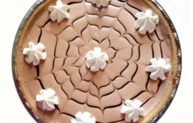 Delicious and Creamy Chocolate Bar Pie