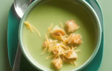 Delicious and Creamy Cream of Broccoli Soup