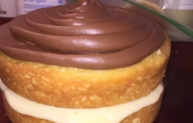 Delicious and Creamy Easy Custard Cake Filling