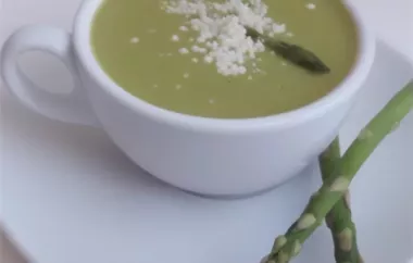 Delicious and Creamy Fresh Asparagus Soup