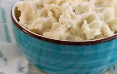 Delicious and Creamy Mashed Potatoes Recipe