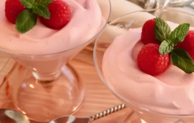 Delicious and Creamy Raspberry Mousse Recipe