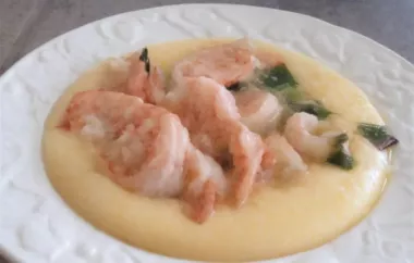 Delicious and Creamy Shrimp and Cheese Grits