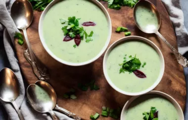 Delicious and Creamy Sorrel Potato Soup