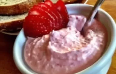 Delicious and Creamy Strawberry Cream Cheese Spread