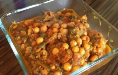 Delicious and Creamy Vegan Chickpea Curry Without Coconut Milk Recipe