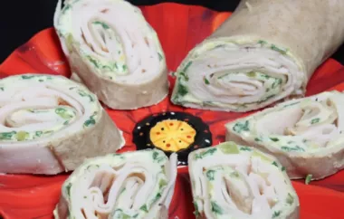 Delicious and creative twist on traditional sushi with turkey