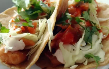 Delicious and Crispy Baked Fish Tacos