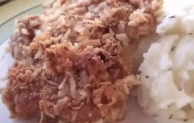 Delicious and Crispy Coconut Crusted Baked Chicken Recipe