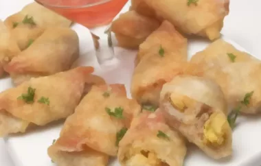 Delicious and Crispy Pad Thai Egg Rolls Recipe