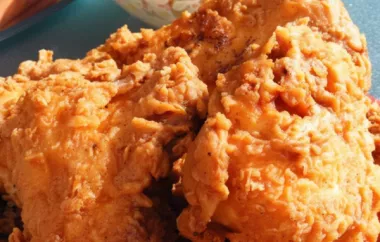 Delicious and crispy triple-dipped fried chicken recipe
