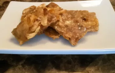 Delicious and Crunch Graham Almond Brittle Recipe