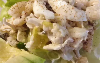 Delicious and Crunchy Chicken Salad Recipe