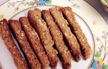 Delicious and Crunchy Ginger Biscotti with Pistachios Recipe