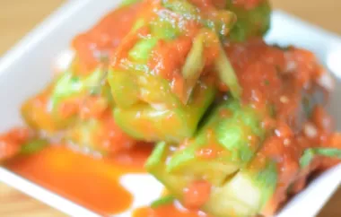 Delicious and Crunchy Oi Sobagi (Korean Cucumber Kimchi) Recipe