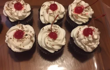 Delicious and Decadent Black Forest Cupcakes Recipe