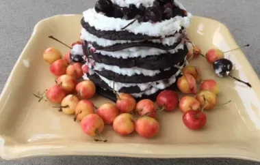 Delicious and Decadent Black Forest Pancake Cake Recipe