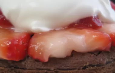 Delicious and Decadent Chocolate Strawberry Shortcake Recipe