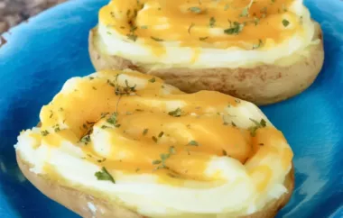 Delicious and Decadent Creamy Twice Baked Potatoes Recipe
