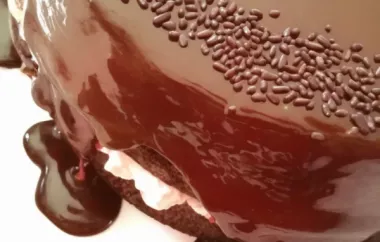 Delicious and Decadent Giant Ding Dong Cake Recipe