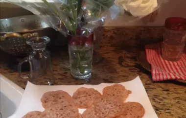 Delicious and Delicate French Lace Cookies Recipe