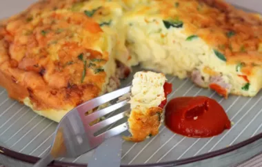 Delicious and Easy Air Fryer Breakfast Frittata Recipe