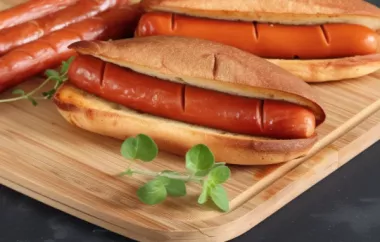 Delicious and Easy Air Fryer Hot Dogs Recipe