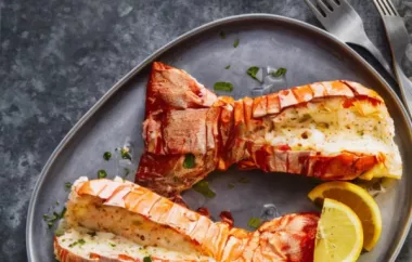 Delicious and Easy Air Fryer Lobster Tails with Lemon Garlic Butter