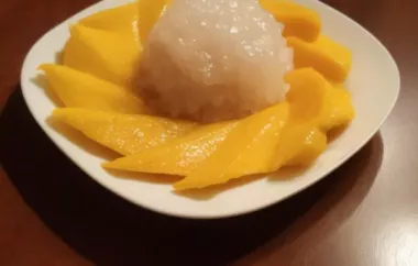 Delicious and Easy American Sweet Sticky Rice with Mango Recipe