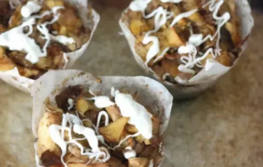 Delicious and Easy Apple Cinnamon Roll Muffins