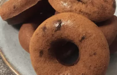 Delicious and Easy Baked Chocolate Coffee Donuts