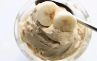 Delicious and Easy Banana Peanut Butter Ice Cream Recipe