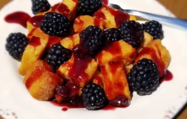 Delicious and Easy Blackberry French Toast Recipe