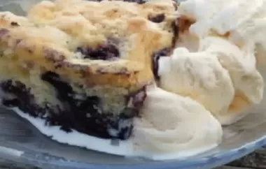 Delicious and Easy Blueberry Cobbler Recipe