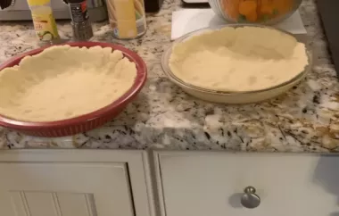 Delicious and Easy Boiling Water Pie Crust