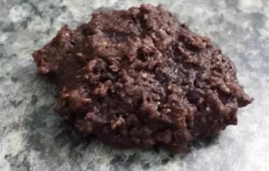 Delicious and Easy Brownie Oat Cookies Recipe