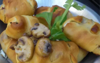 Delicious and Easy Cheesy Mushroom Puffs Recipe